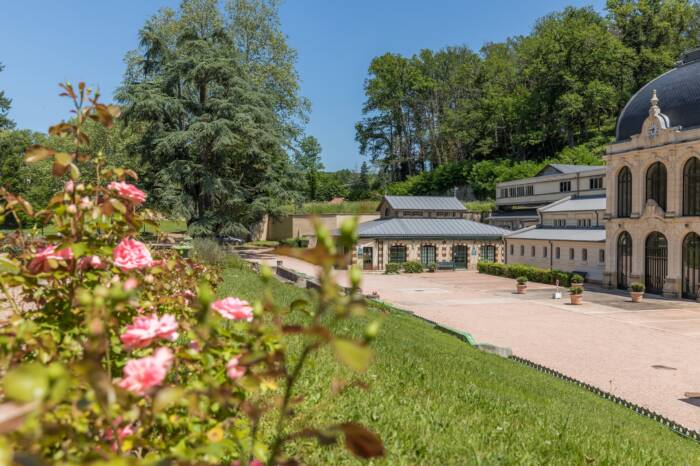 Vue du Parc Thermal de Saint-Honoré-les-Bains